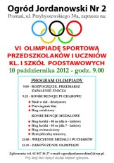 VI Olimpiada Sportowa - 10-10-2012
